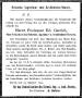 Oznámení o úmrtí prof. Gerlicha spolkem Švýcarských inženýrů a architektů v Curychu ( zdroj Sbz 44  1904 )